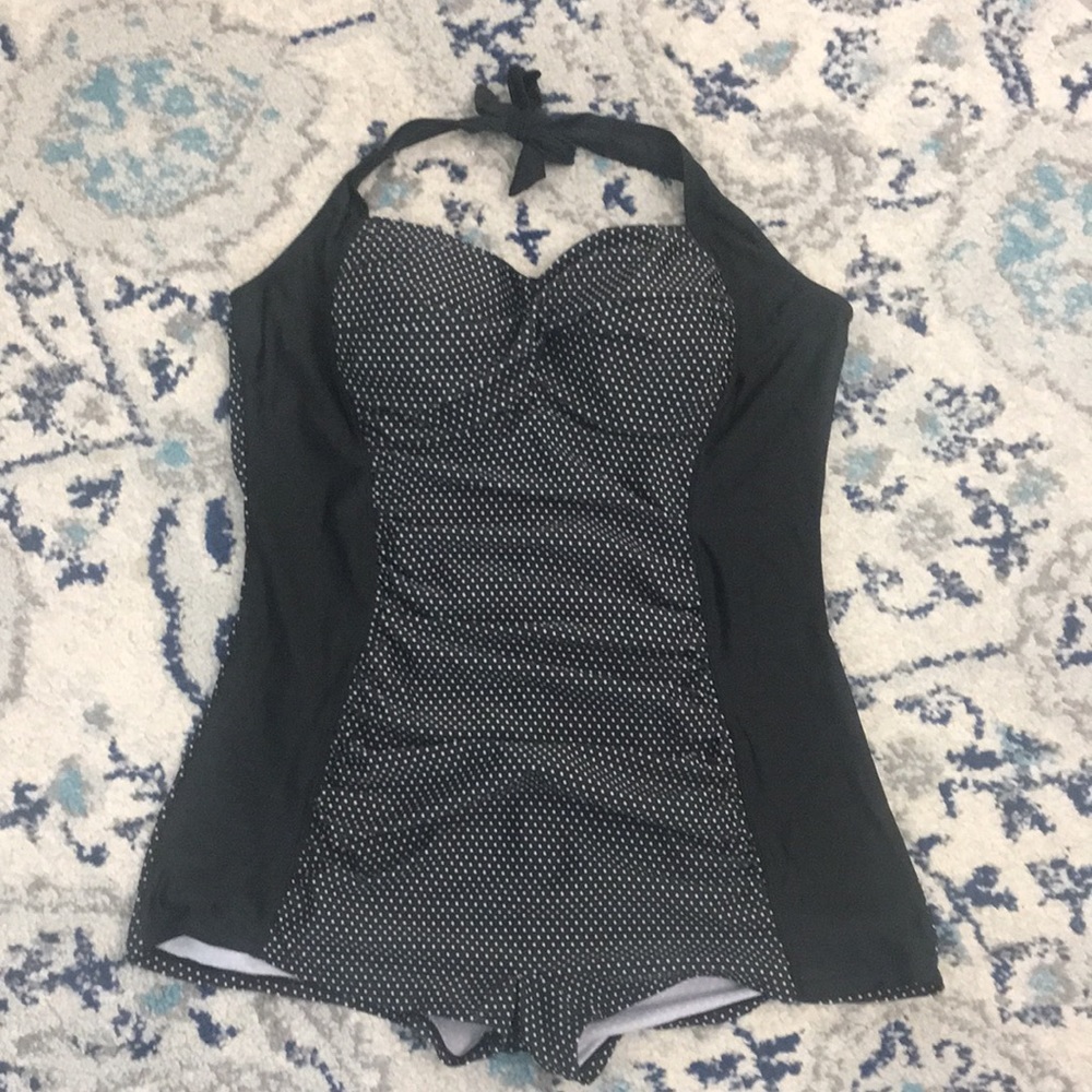 Halter top, one piece